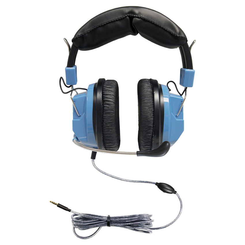 Hamiltonbuhl Deluxe Headset with Gooseneck Mic and In - Line Volume Control plus TRRS Plug (HML - SCG - AMV) - SchoolOutlet
