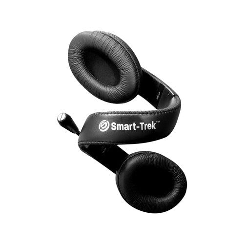 HamiltonBuhl Smart - Trek Deluxe Stereo Headset with Volume Control and 3.5mm TRRS Plug (HML - ST2BK) - SchoolOutlet