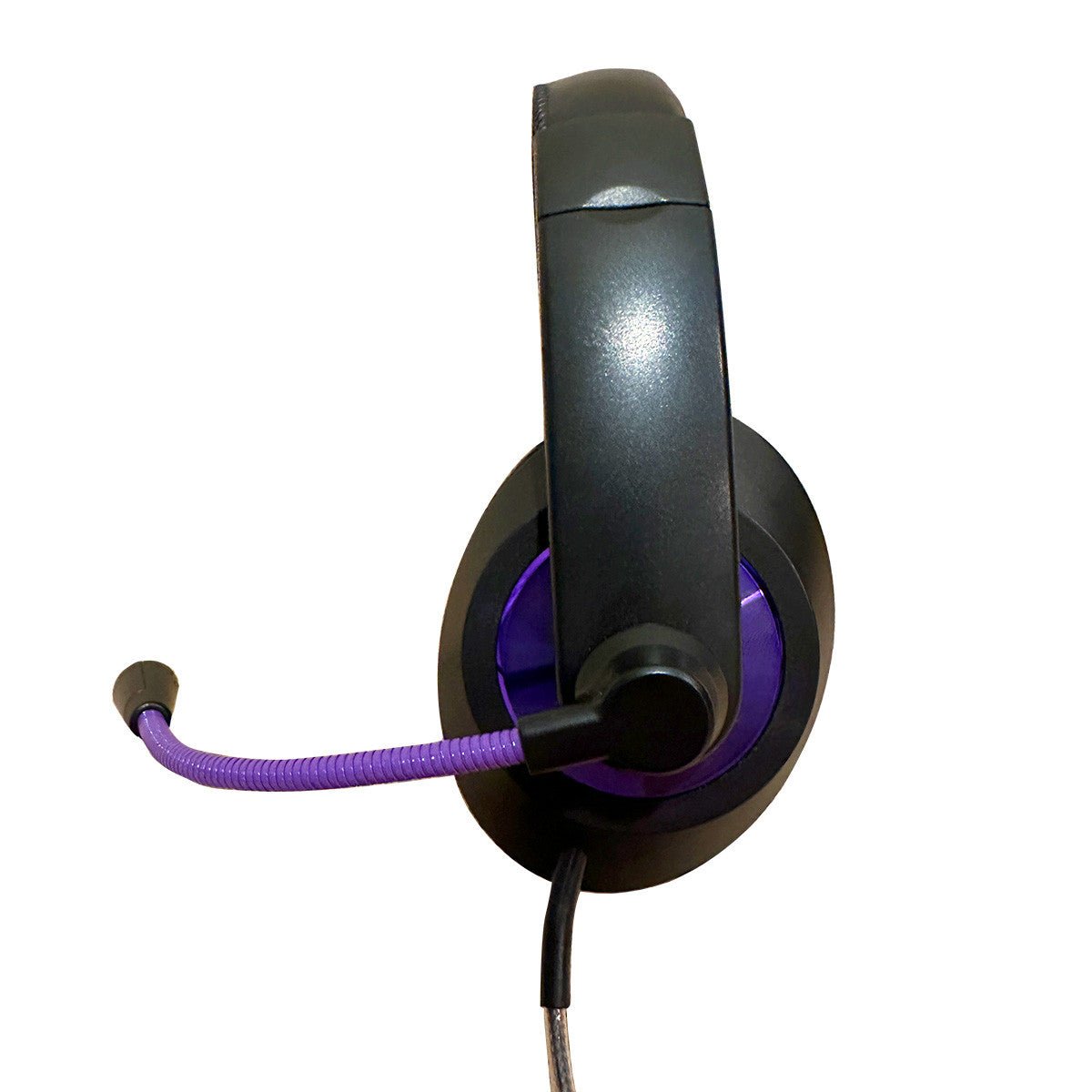 HamiltonBuhl Smart - Trek Deluxe USB - C Plug Stereo Headset with In - Line Volume Control and Metallic Purple Accents - 50 Pack (HML - ST2PLC - 50) - SchoolOutlet