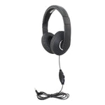 HamiltonBuhl Smart - Trek Mini Headphone with In - Line Volume Control and 3.5mm TRS Plug (HML - STM1BK) - SchoolOutlet