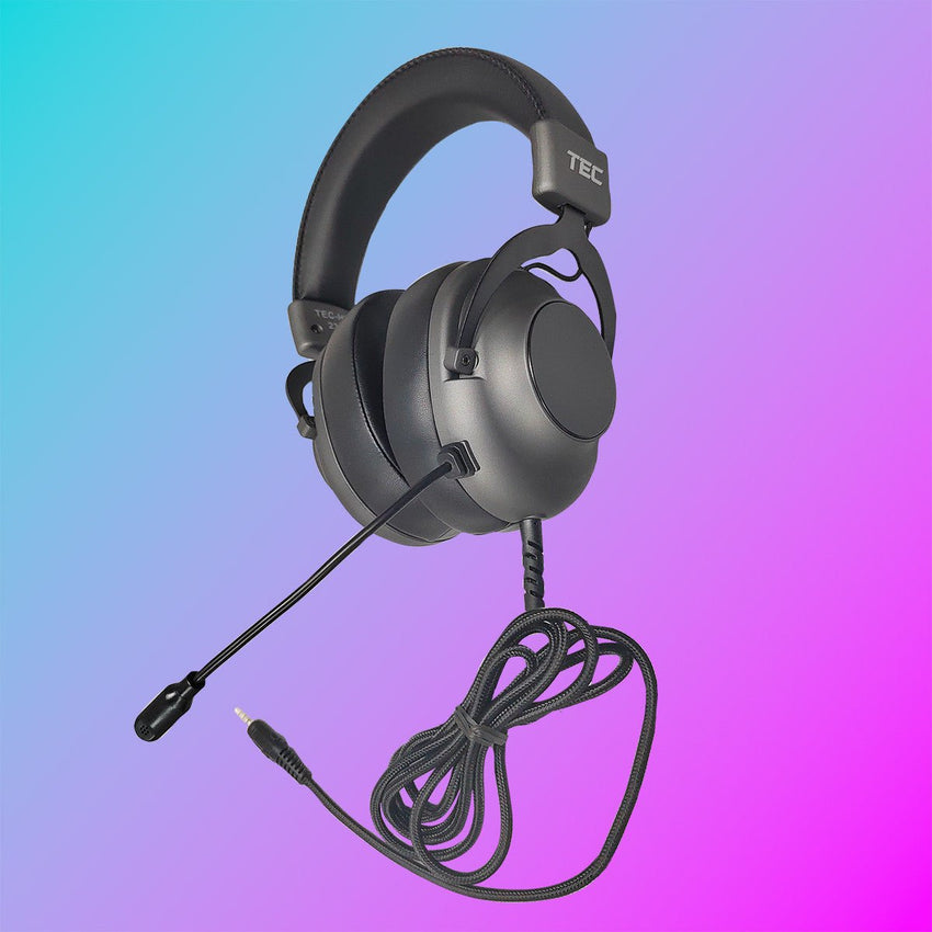 HamiltonBuhl Deluxe Stereo Esports Gaming Headset with Volume Control and 3.5mm TRRS Plug (HML - TEC - HB2) - SchoolOutlet