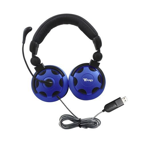 HamiltonBuhl T - PRO USB Headset With Noise - Cancelling Microphone Custom - Made For School Testing (HML - TP1 - USB) - SchoolOutlet