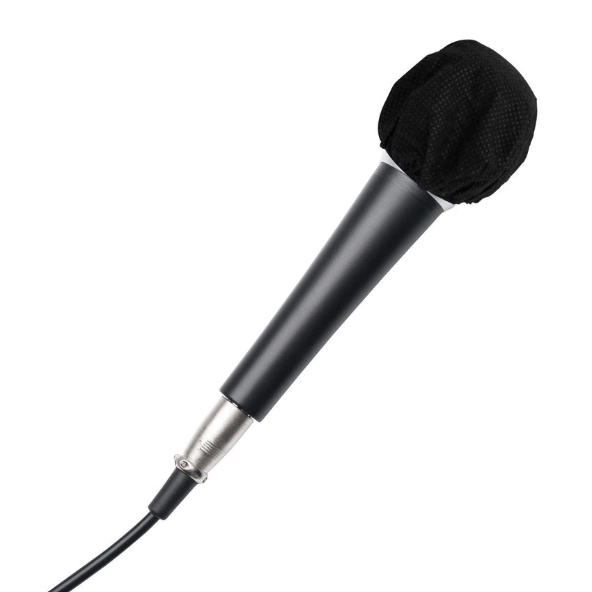HamiltonBuhl Hygenx Sanitary, Disposable Microphone Covers - Black, Master Carton, 12 boxes of 100 (HML - X19MMPBKC) - SchoolOutlet