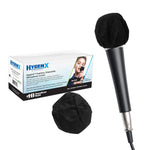 HamiltonBuhl Hygenx Sanitary, Disposable Microphone Covers - Black, Box of 100 (HML - X19MMPBKG) - SchoolOutlet