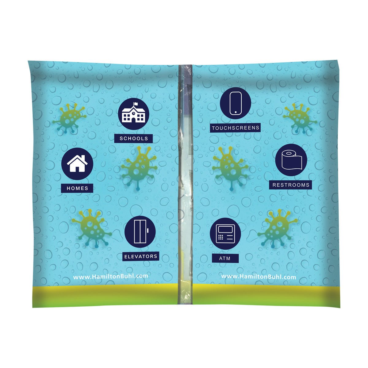 HamiltonBuhl HygenX Disposable Gloves Packs - 800 Pairs (HML - XDG - LG50) - SchoolOutlet