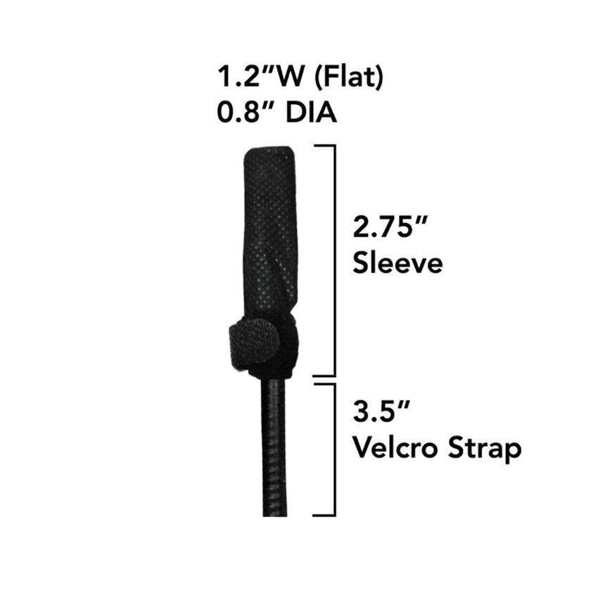 HamiltonBuhl HygenX Sanitary, Disposable Gooseneck Microphone Covers with Velcro Strap - 100 covers (HML - XMICGN - 100) - SchoolOutlet