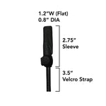 HamiltonBuhl HygenX Sanitary, Disposable Gooseneck Microphone Covers with Velcro Strap - 100 covers (HML - XMICGN - 100) - SchoolOutlet