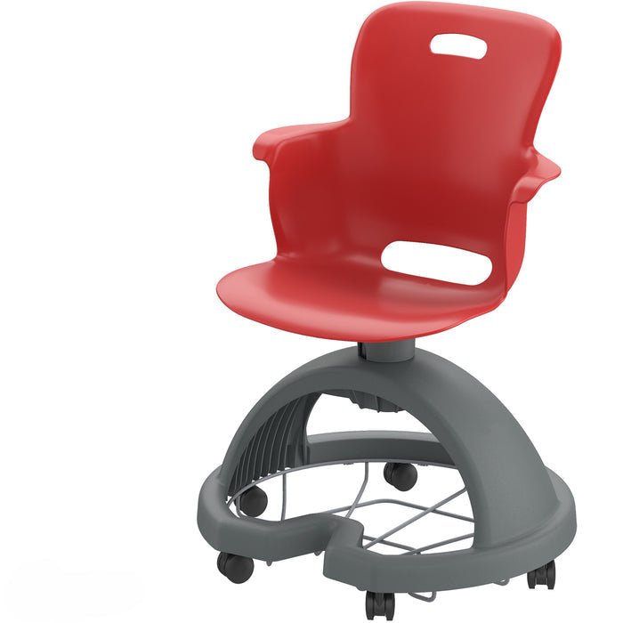 Haskell Education Ethos Series Mobile School Chair with Storage Base 18"H (2ES1X0) - SchoolOutlet