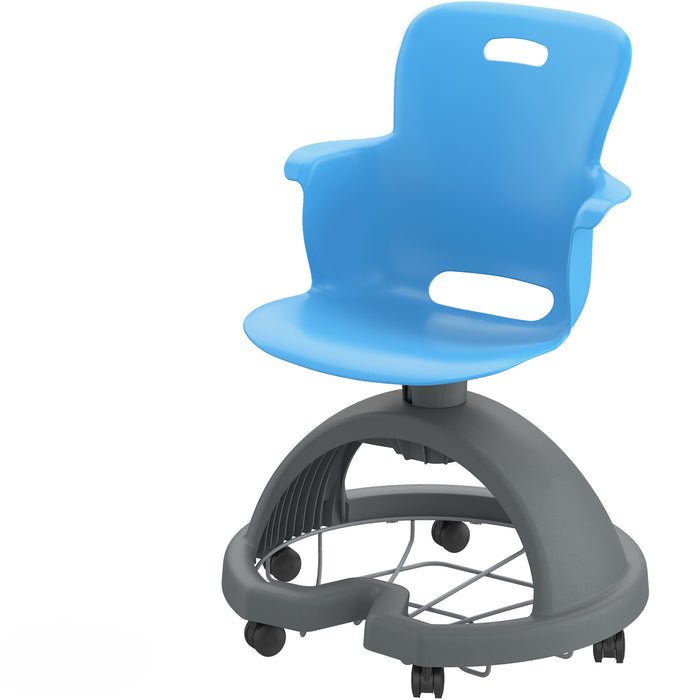Haskell Education Ethos Series Mobile School Chair with Storage Base 18"H (2ES1X0) - SchoolOutlet