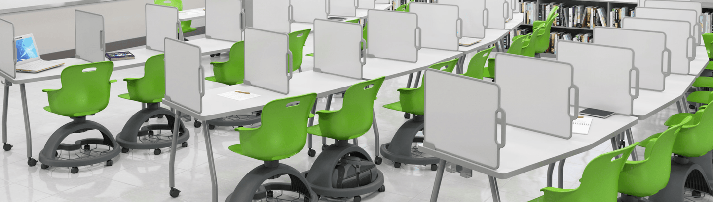 Haskell Education Ethos Series Mobile School Chair with Storage Base 18"H (2ES1X0) - SchoolOutlet