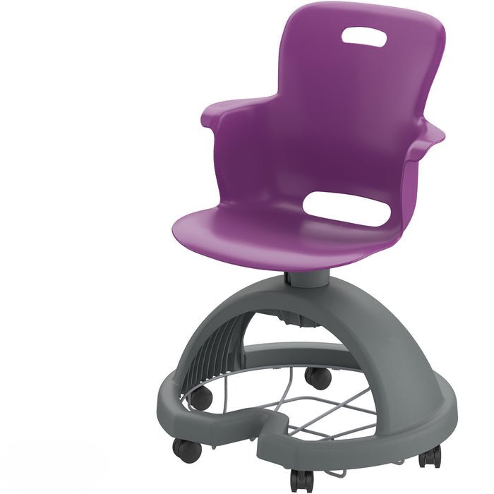 Haskell Education Ethos Series Mobile School Chair with Storage Base 18"H (2ES1X0) - SchoolOutlet