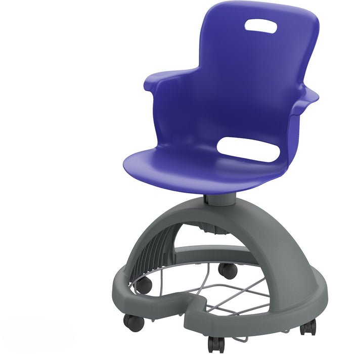 Haskell Education Ethos Series Mobile School Chair with Storage Base 18"H (2ES1X0) - SchoolOutlet