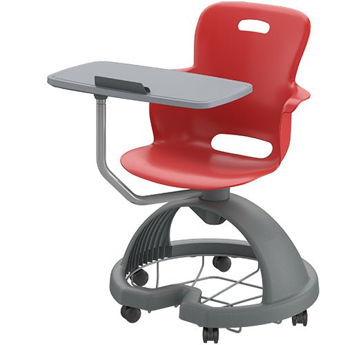 Haskell Education Ethos Series Mobile Chair with Work Surface, Storage Base and Tablet Holder 18"H (2ES1X3) - SchoolOutlet