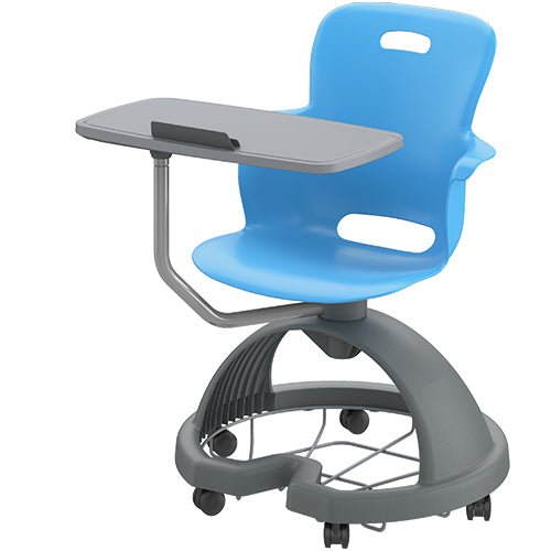 Haskell Education Ethos Series Mobile Chair with Work Surface, Storage Base and Tablet Holder 18"H (2ES1X3) - SchoolOutlet