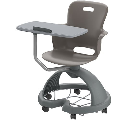 Haskell Education Ethos Series Mobile Chair with Work Surface, Storage Base and Tablet Holder 18"H (2ES1X3) - SchoolOutlet