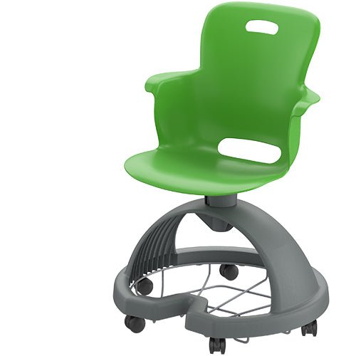 Haskell Education Ethos Series Mobile School Chair with Storage Base 18"H (2ES1X0) - SchoolOutlet