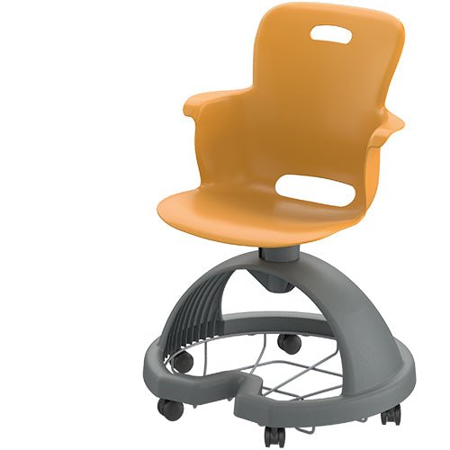 Haskell Education Ethos Series Mobile School Chair with Storage Base 18"H (2ES1X0) - SchoolOutlet