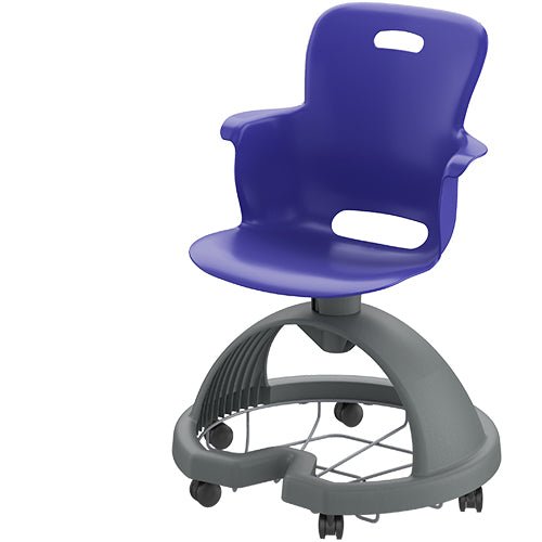 Haskell Education Ethos Series Mobile School Chair with Storage Base 18"H (2ES1X0) - SchoolOutlet