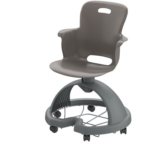 Haskell Education Ethos Series Mobile School Chair with Storage Base 18"H (2ES1X0) - SchoolOutlet