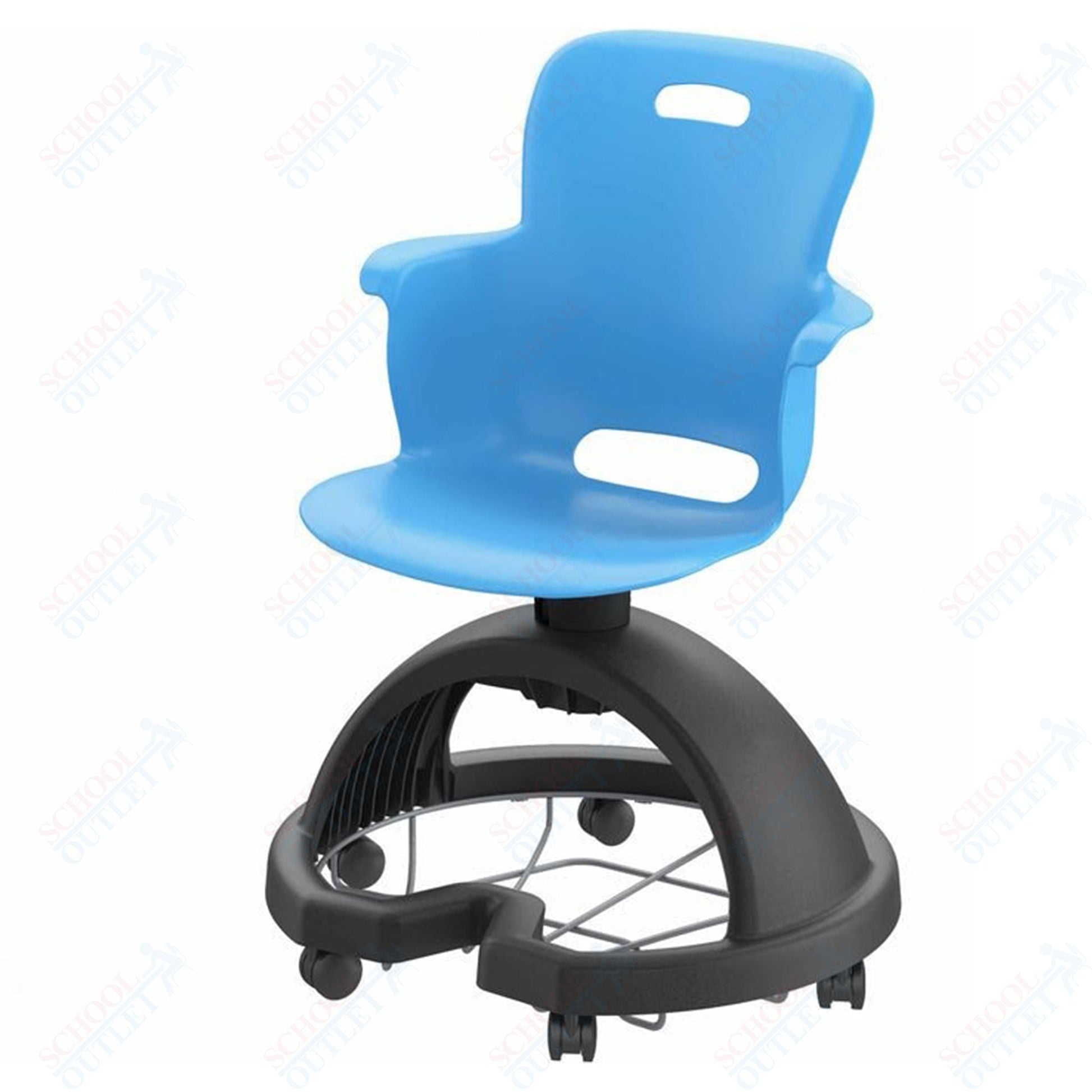 Haskell Education Ethos Series Mobile School Chair with Storage Base 18"H (2ES1X0) - SchoolOutlet