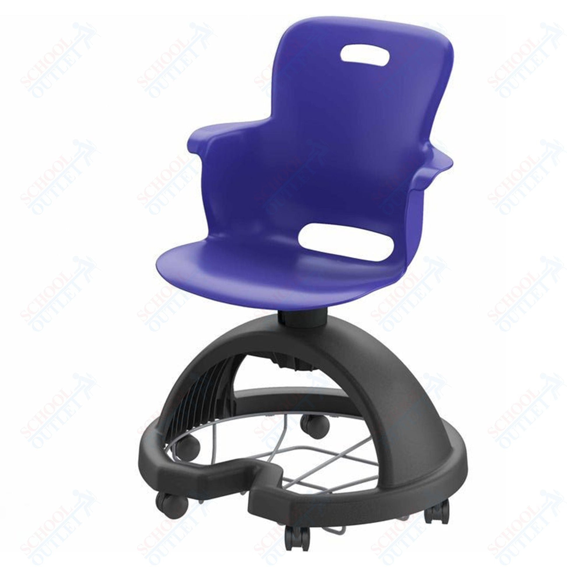 Haskell Education Ethos Series Mobile School Chair with Storage Base 18"H (2ES1X0) - SchoolOutlet