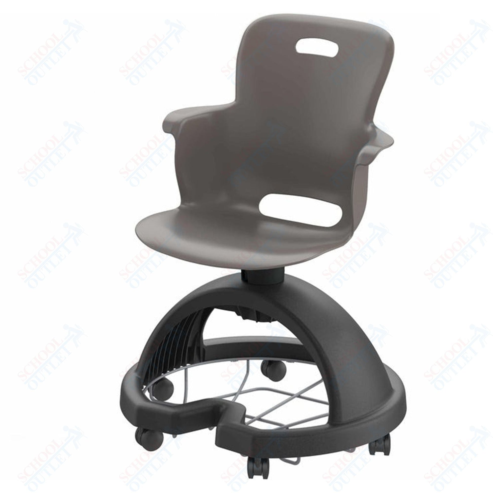 Haskell Education Ethos Series Mobile School Chair with Storage Base 18"H (2ES1X0) - SchoolOutlet