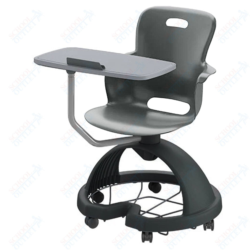 Haskell Education Ethos Series Mobile Chair with Work Surface, Storage Base and Tablet Holder 18"H (2ES1X3) - SchoolOutlet