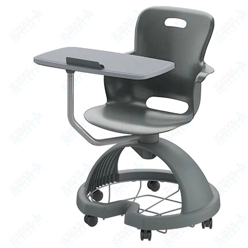 Haskell Education Ethos Series Mobile Chair with Work Surface, Storage Base and Tablet Holder 18"H (2ES1X3) - SchoolOutlet