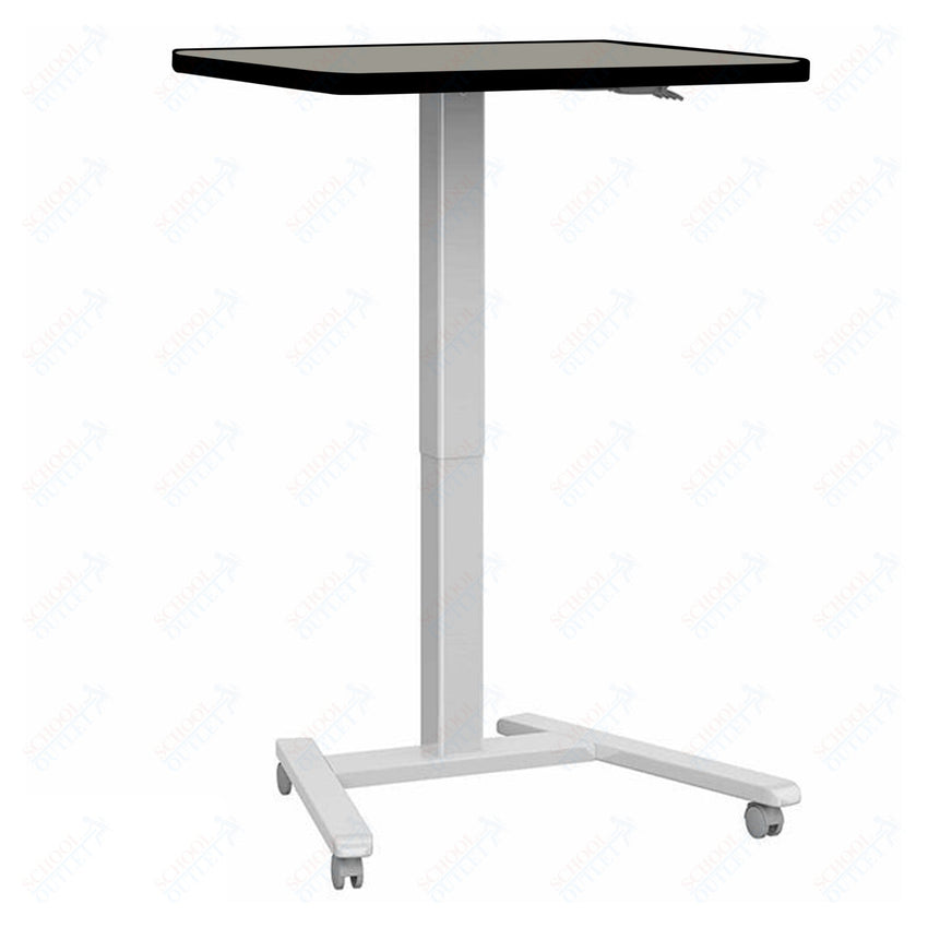 Haskell Education Fuzion Series Mobile Sit to Stand Adjustable Desk - 22"D x 26"W x 28.25 - 42"H (2FZPN7.2226) - SchoolOutlet