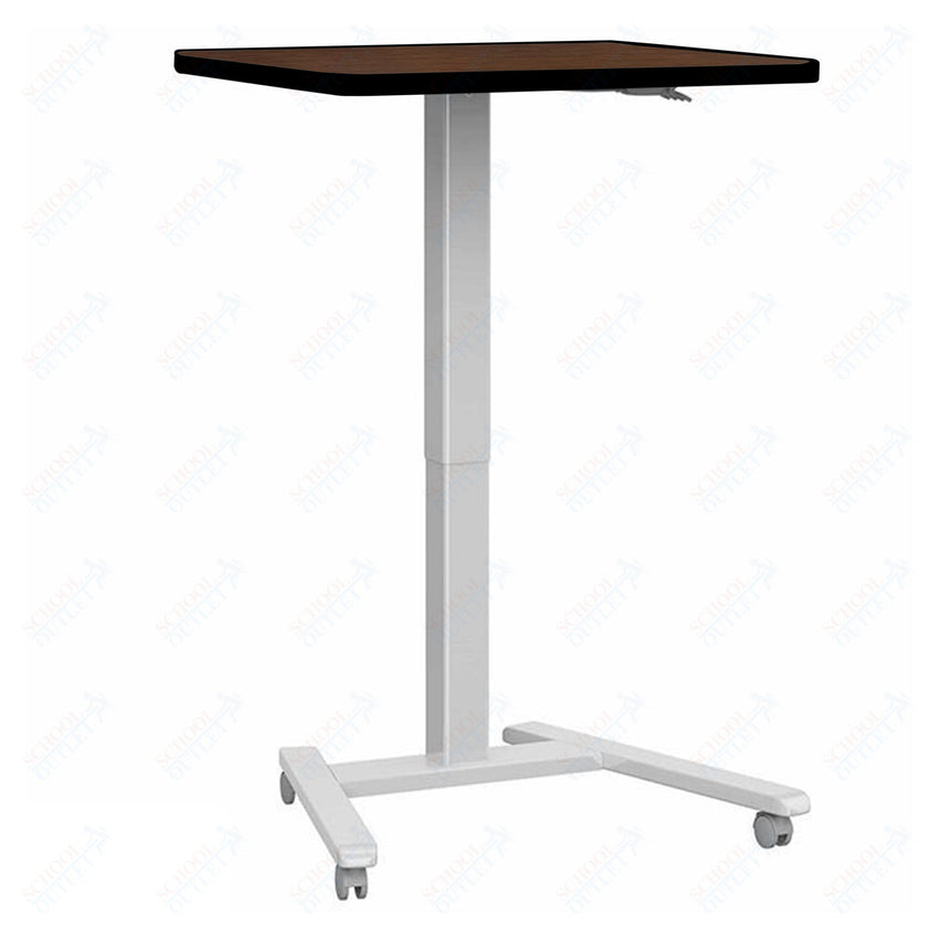 Haskell Education Fuzion Series Mobile Sit to Stand Adjustable Desk - 22"D x 26"W x 28.25 - 42"H (2FZPN7.2226) - SchoolOutlet