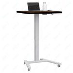 Haskell Education Fuzion Series Mobile Sit to Stand Adjustable Desk with Grommet - 22