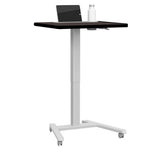 Haskell Education Fuzion Series Mobile Sit to Stand Adjustable Desk with Grommet - 22