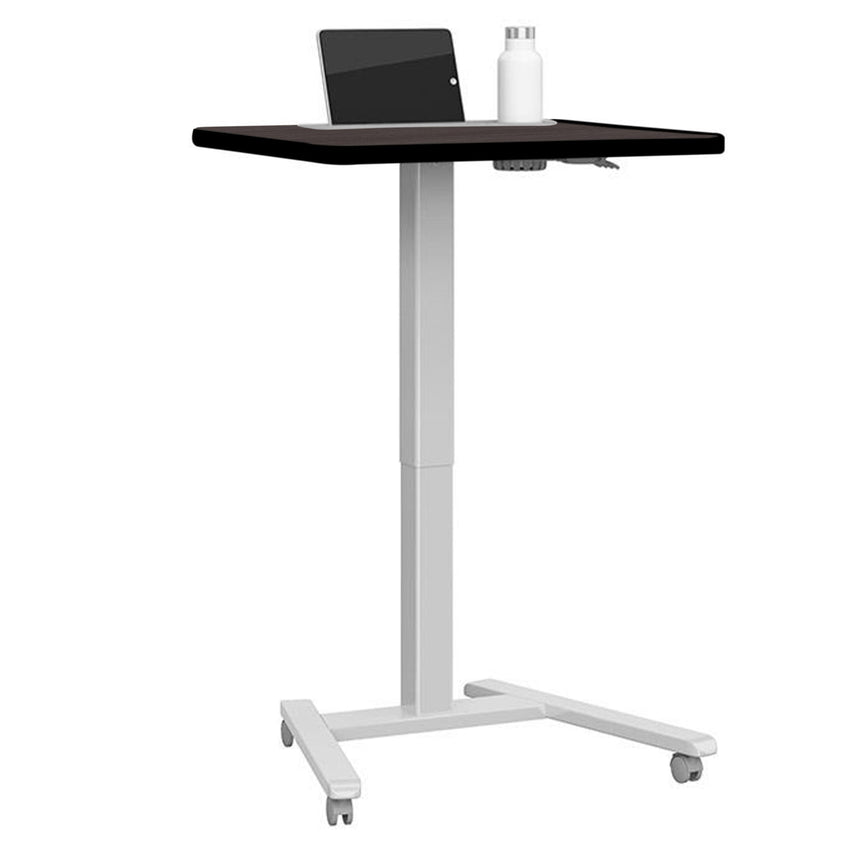 Haskell Education Fuzion Series Mobile Sit to Stand Adjustable Desk with Grommet - 22"D x 26"W x 28.25 - 42"H (2FZPN7G.2226) - SchoolOutlet