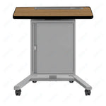 Haskell Education Fuzion Teacher's Lectern with Storage with Grommet - 22