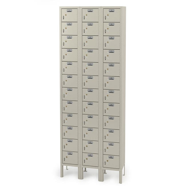 Haskell Education 36 - Door Cell Phone Locker with Individual Label Holder and Lock - 9"D x 28"W x 78"H (HAS - CPL243136) - SchoolOutlet