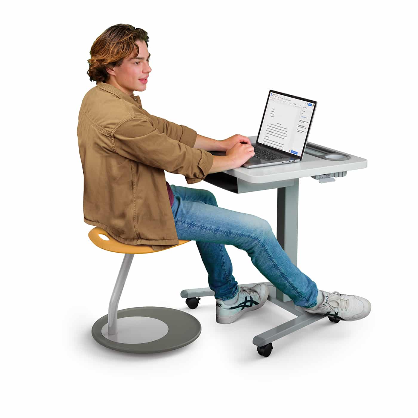 Haskell Education Upholstered Disco Stool 18"H (DS1.18) - SchoolOutlet