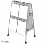 Haskell Education Echo Series 2 - Sided Mobile Personal Whiteboard Easel 40