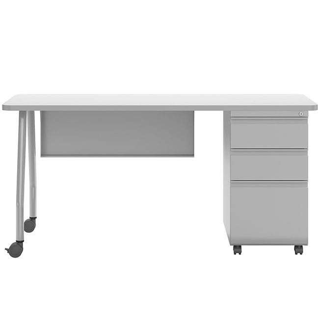 Haskell Education Echo Mobile Educator's Desk 60"W x 24"D x 29"H (HAS - ECTD.2460.PL) - SchoolOutlet