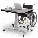 Haskell Education Fuzion ADA Adjustable Height Student Desk with Grommet - 30