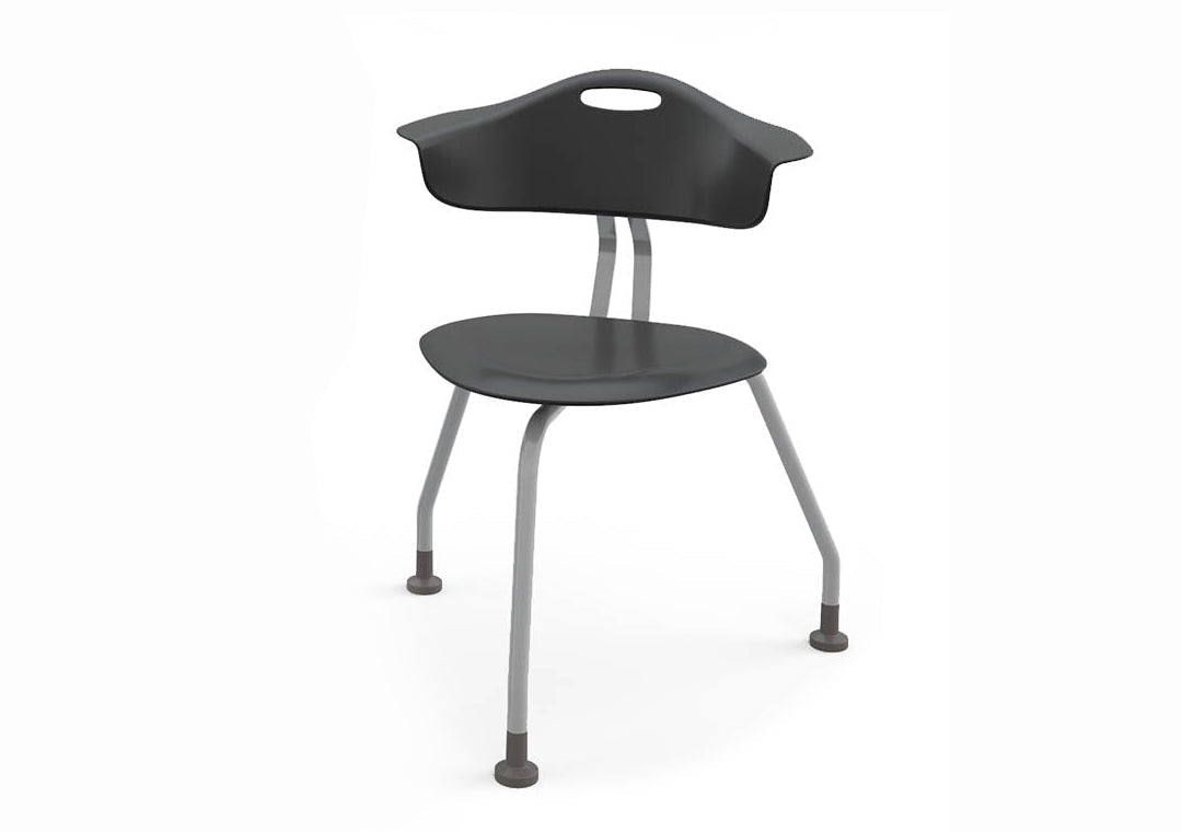 Haskell Education 360 Degree 3 - Legged Ergonomic Collaboration Chair with Back 18"H (TS0G0.18PL) - SchoolOutlet