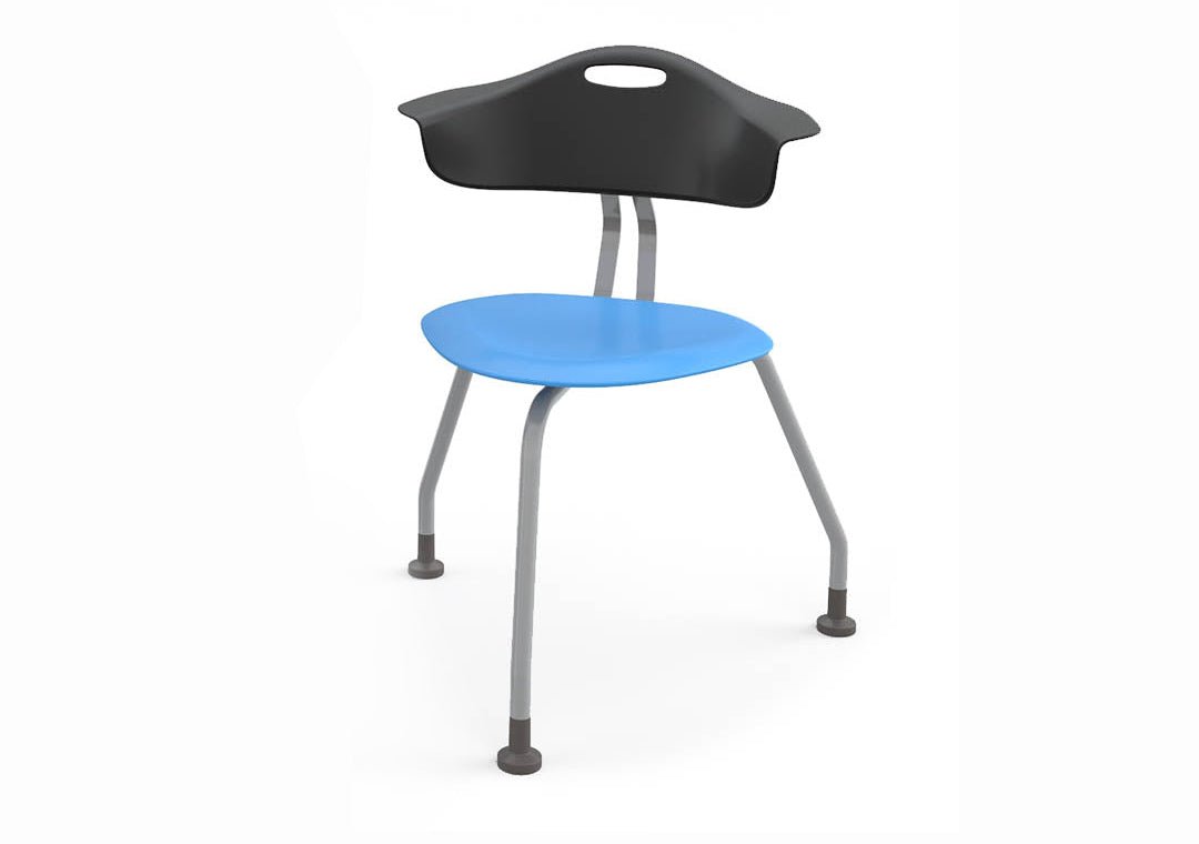 Haskell Education 360 Degree 3 - Legged Ergonomic Collaboration Chair with Back 18"H (TS0G0.18PL) - SchoolOutlet