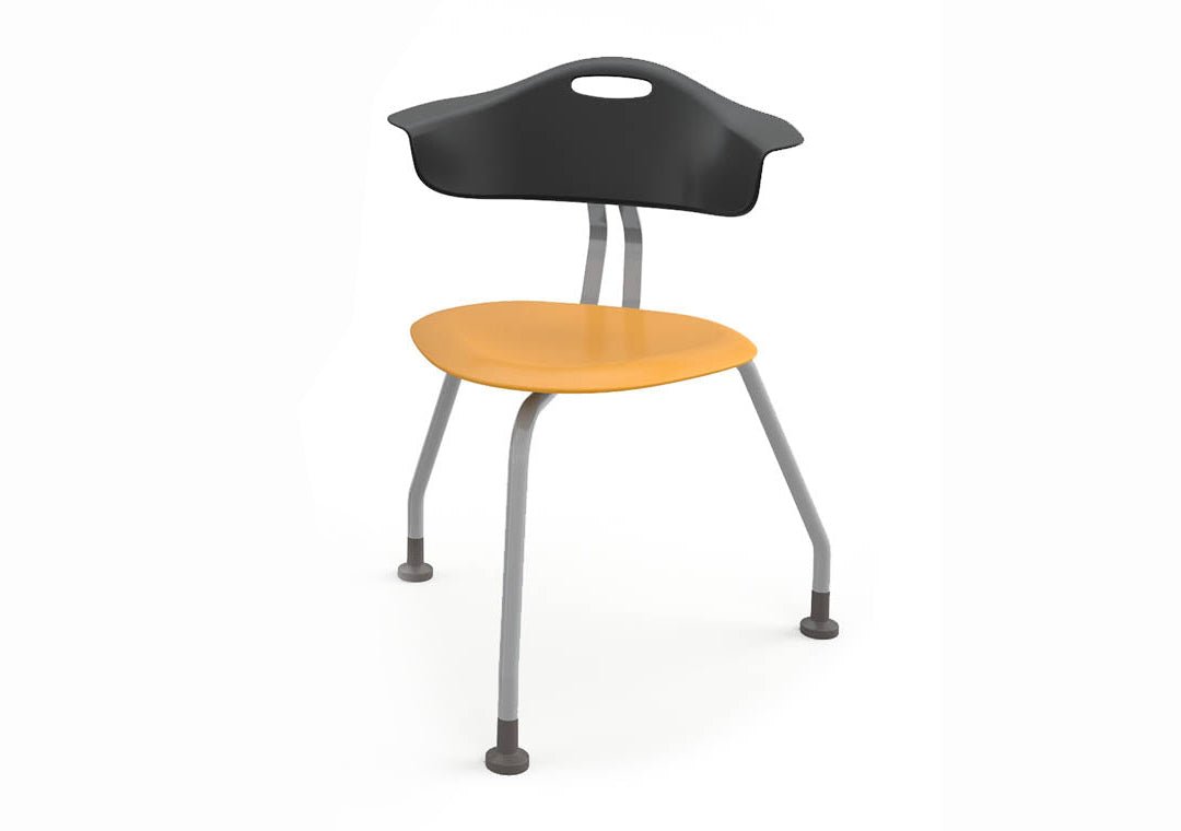 Haskell Education 360 Degree 3 - Legged Ergonomic Collaboration Chair with Back 18"H (TS0G0.18PL) - SchoolOutlet