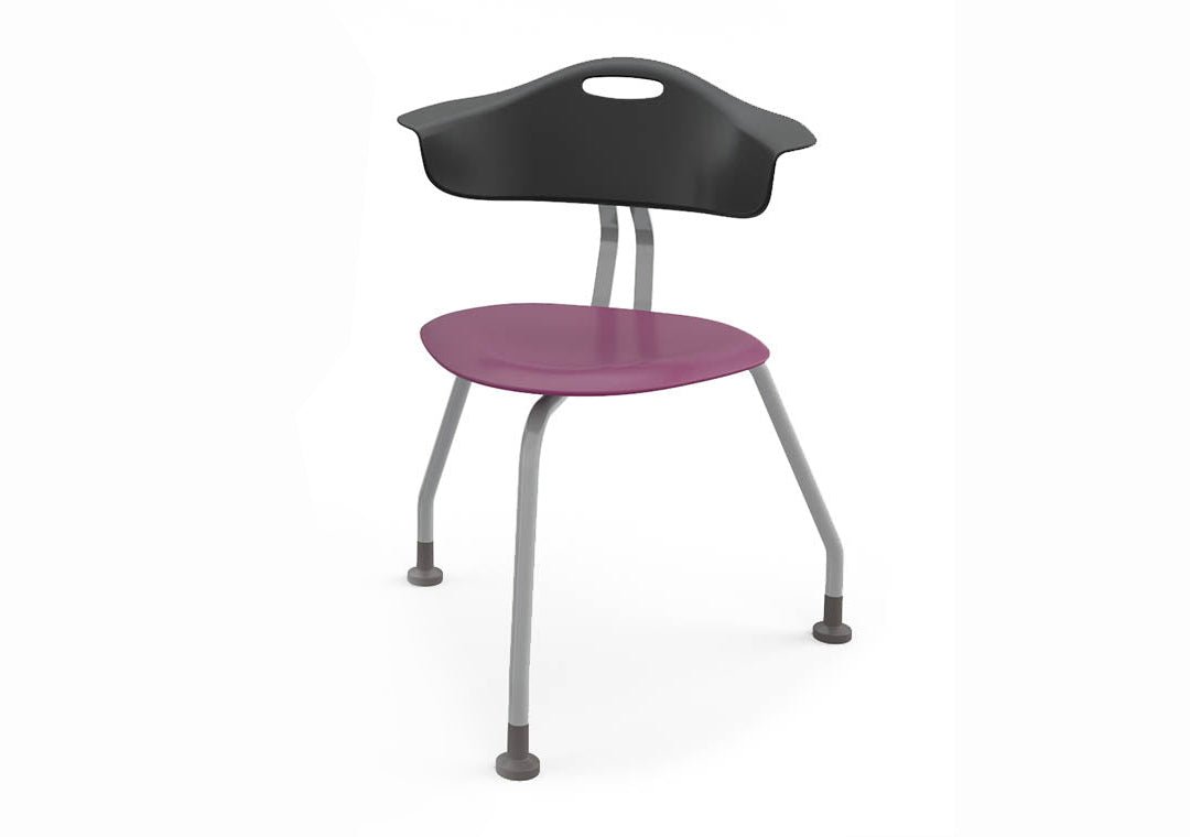 Haskell Education 360 Degree 3 - Legged Ergonomic Collaboration Chair with Back 18"H (TS0G0.18PL) - SchoolOutlet