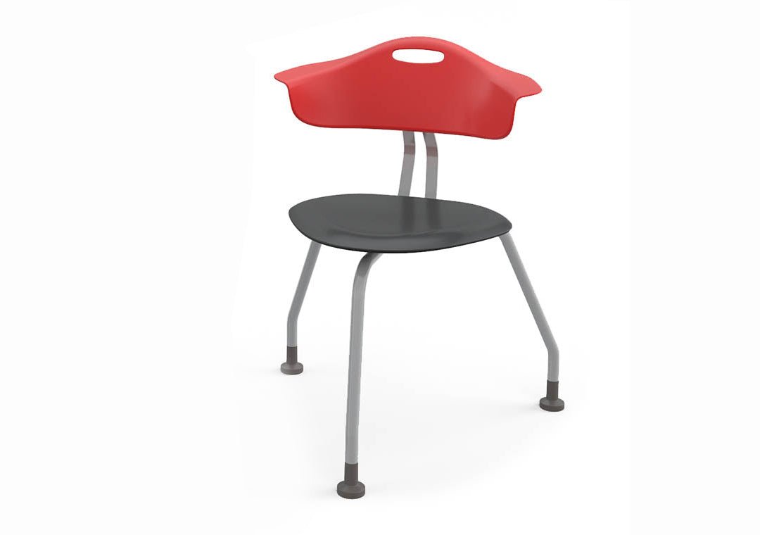 Haskell Education 360 Degree 3 - Legged Ergonomic Collaboration Chair with Back 18"H (TS0G0.18PL) - SchoolOutlet