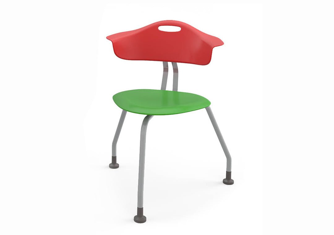 Haskell Education 360 Degree 3 - Legged Ergonomic Collaboration Chair with Back 18"H (TS0G0.18PL) - SchoolOutlet