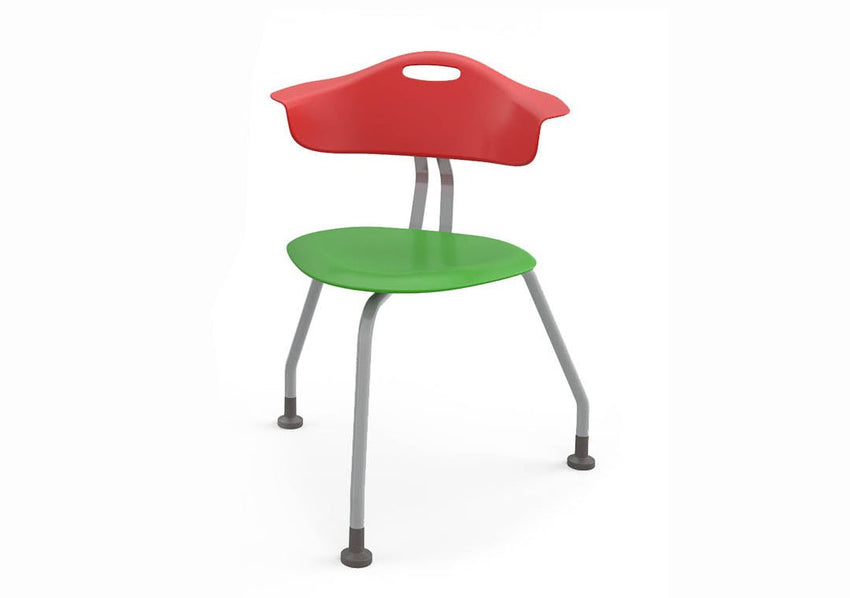 Haskell Education 360 Degree 3 - Legged Ergonomic Collaboration Chair with Back 18"H (TS0G0.18PL) - SchoolOutlet