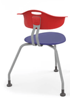 Haskell Education 360 Degree 3 - Legged Ergonomic Collaboration Chair with Back 18