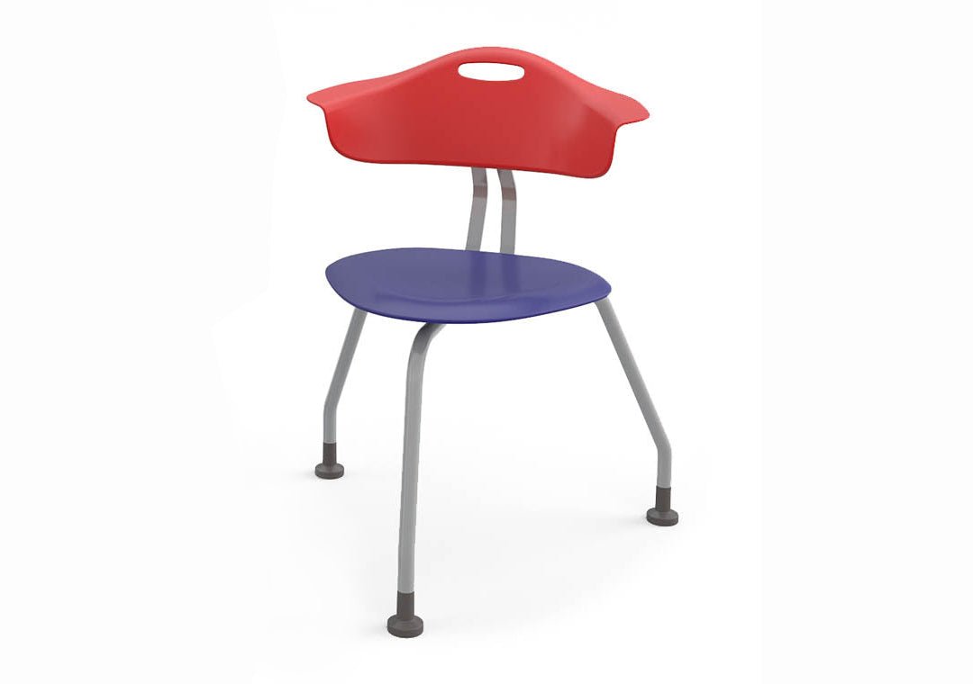 Haskell Education 360 Degree 3 - Legged Ergonomic Collaboration Chair with Back 18"H (TS0G0.18PL) - SchoolOutlet