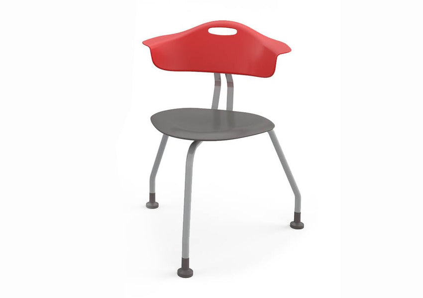 Haskell Education 360 Degree 3 - Legged Ergonomic Collaboration Chair with Back 18"H (TS0G0.18PL) - SchoolOutlet