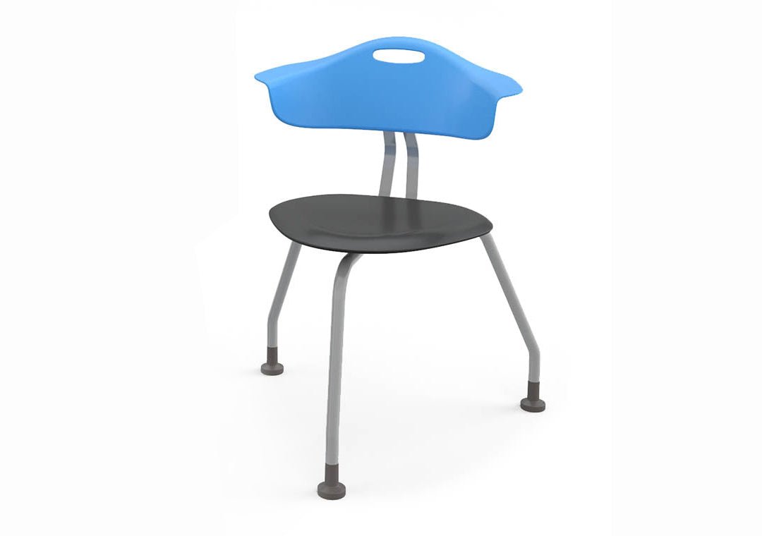 Haskell Education 360 Degree 3 - Legged Ergonomic Collaboration Chair with Back 18"H (TS0G0.18PL) - SchoolOutlet